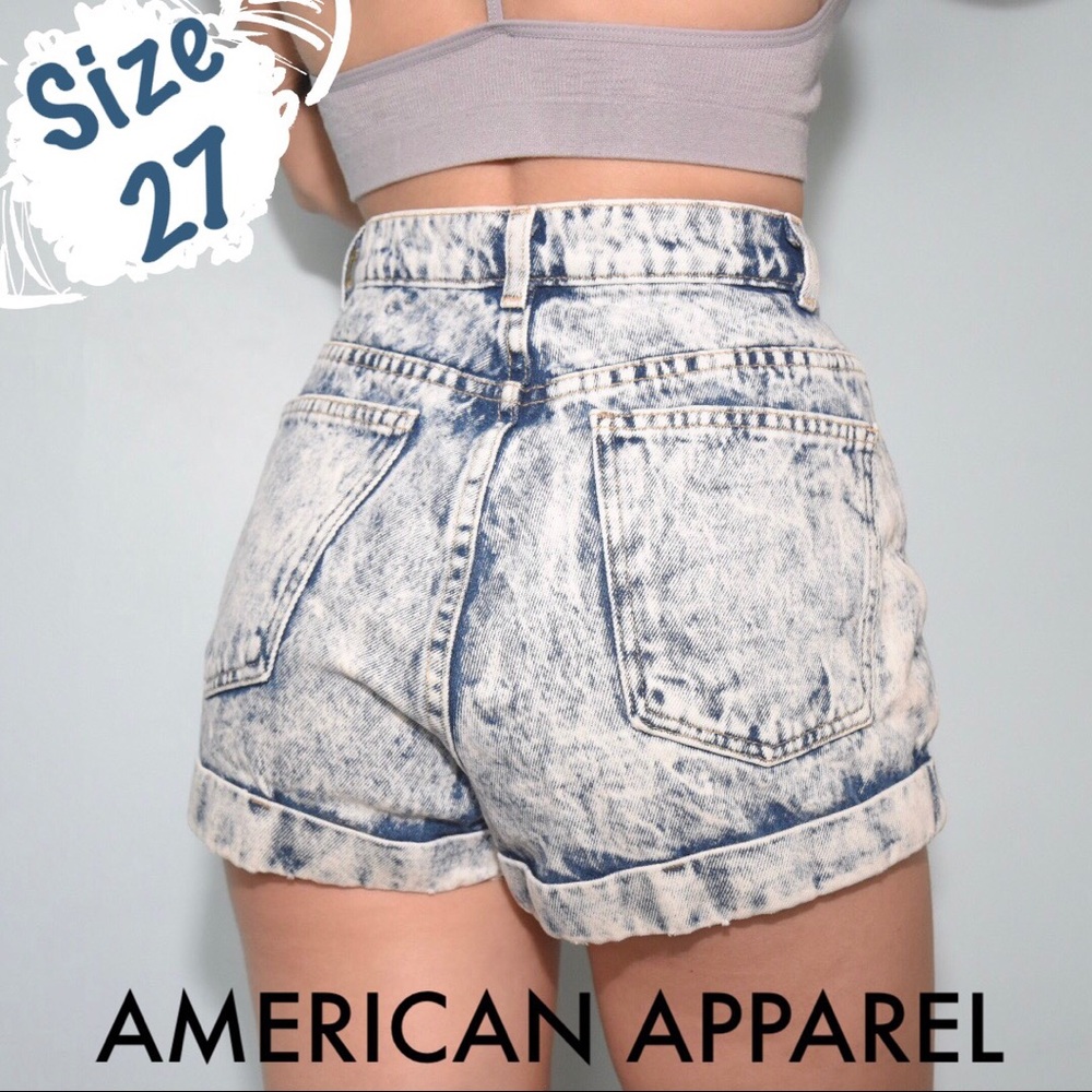 American Apparel High Waisted Shorts